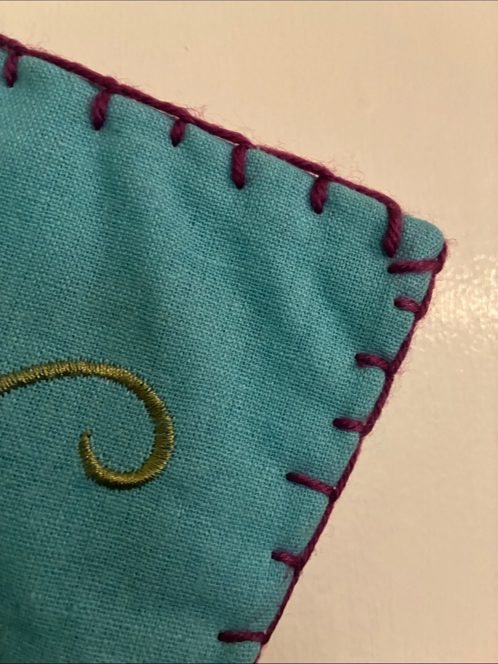 Beaded-Embroidered Sticking
